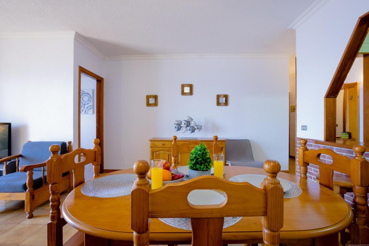 FRONT LiNE OCEAN ViEW 2BeD Wi-Fi YOUR HOLiDAY HOME Puerto de Santiago  Exterior foto