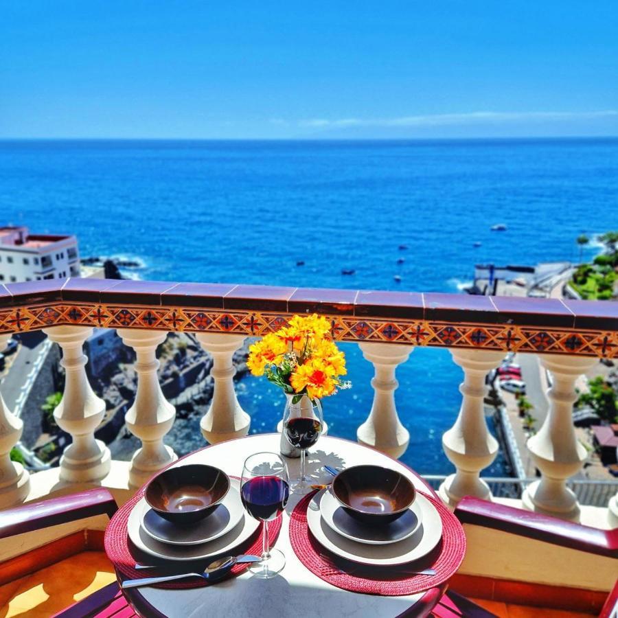 FRONT LiNE OCEAN ViEW 2BeD Wi-Fi YOUR HOLiDAY HOME Puerto de Santiago  Exterior foto